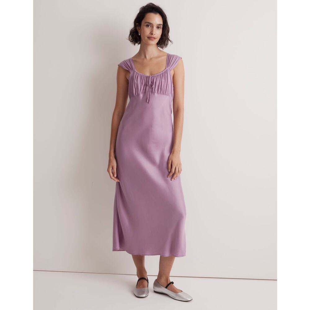 Madewell Women’s Square-Neck Midi Dress Size 2 - Picture 9 of 9